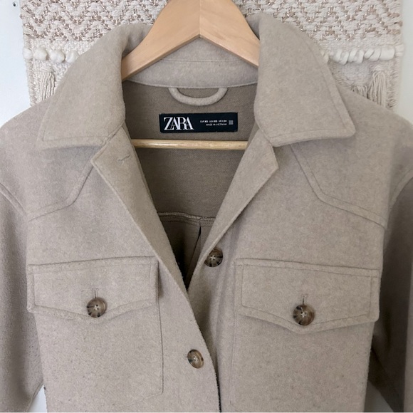 Zara belted overshirt/shacket - Picture 7 of 10